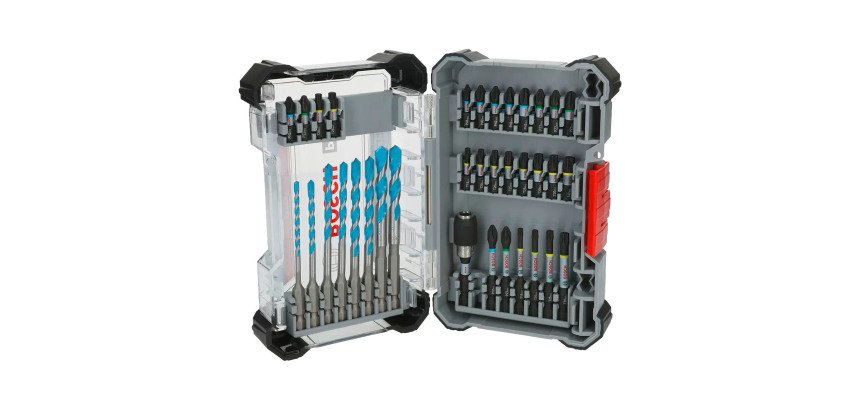 Coffret mixte de 35 accessoires pour vissage et perçage multi-construction Bosch PRO Impact