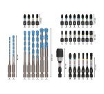 Coffret mixte de 35 accessoires pour vissage et perçage multi-construction Bosch PRO Impact