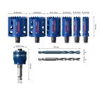 Coffret Universel de 9 pièces, scies à trépans EXPERT Multi Matière PC Plus