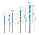 Coffret de 4 forêts Bosch EXPERT CYL-9 Multi Construction