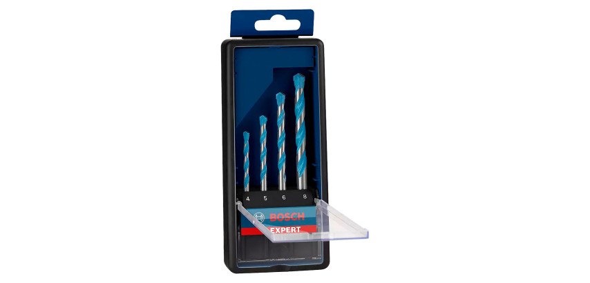 Box of 4 Bosch EXPERT CYL-9 Multi Construction drill bits