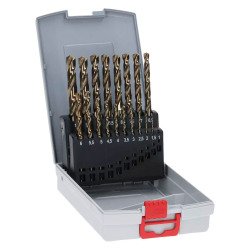 Coffret de 19 forets à hélices Bosch PRO Stainless Steel HSS-Co