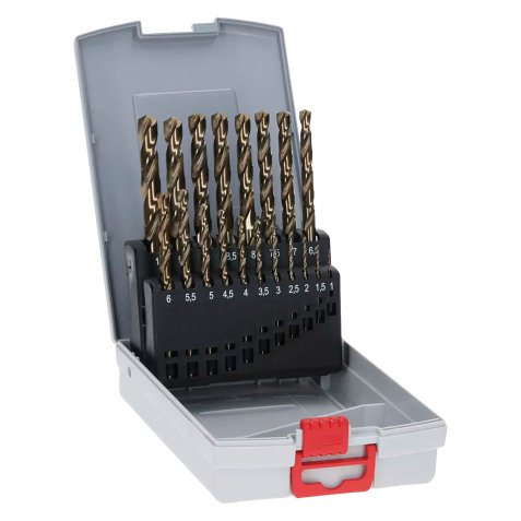 Coffret de 19 forets à hélices Bosch PRO Stainless Steel HSS-Co