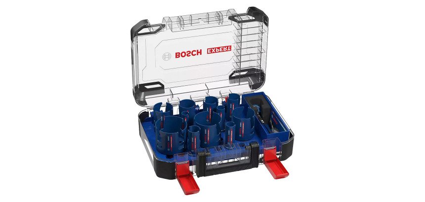 Coffret Universel de 15 Scies Trépans Expert Construction Material PC Plus Bosch Professional