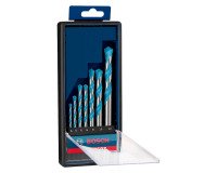 Koffer met 7 Bosch EXPERT CYL-9 Multi Construction-boren