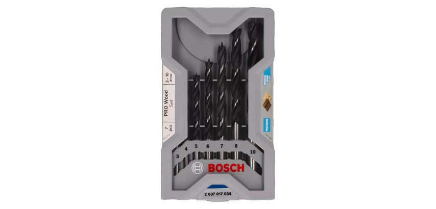Set of 7 Bosch Professional Wood special wood twist drill bits