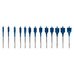Coffret de 13 mèches plates pour bois Bosch EXPERT Self Cut Speed