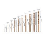 Coffret de 10 forets à hélices pour acier inoxydable Bosch PRO Stainless Steel HSS-Co
