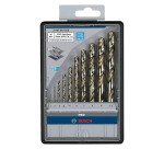 Coffret de 10 forets à hélices pour acier inoxydable Bosch PRO Stainless Steel HSS-Co