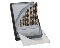 Set van 10 spiraalboren voor roestvrij staal Bosch PRO Stainless Steel HSS-Co