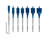 Kofferset van 7 Bosch EXPERT Self Cut Speed-platboren
