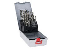 Kofferset met 25 Bosch PRO Metal HSS-G-spiraalboren