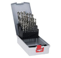 Coffret de 25 forets à hélices Bosch PRO Metal HSS-G