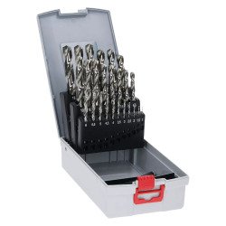 Coffret de 25 forets à hélices Bosch PRO Metal HSS-G
