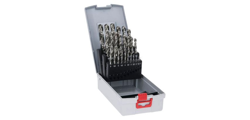 Coffret de 25 forets à hélices Bosch PRO Metal HSS-G