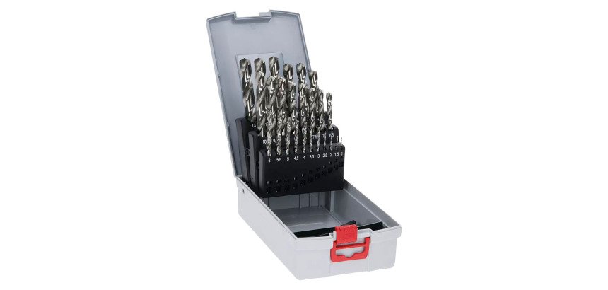 Coffret de 25 forets à hélices Bosch PRO Metal HSS-G
