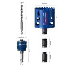 Coffret de démarrage pour scies à trépans Bosch EXPERT Multi Material PC Plus