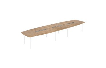Tisch Belem L 520 x T 140 cm - 18 Personen Eiche natur