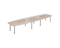 Convertible table Belem L 520 x W 140 cm - 18 light oak people