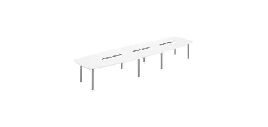 Table de réunion modulable plateau stratifié anti bactérien Belem