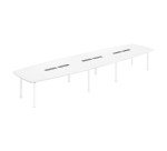 Table de réunion modulable piètement métal Belem