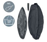 Ballon d'assise ergonomique anti-basculement - Gris - Leitz Ergo