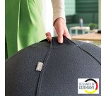 Ballon d'assise ergonomique anti-basculement - Gris - Leitz Ergo