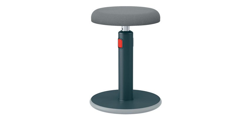 Tabouret ergonomique assis-debout - Gris - Leitz Ergo