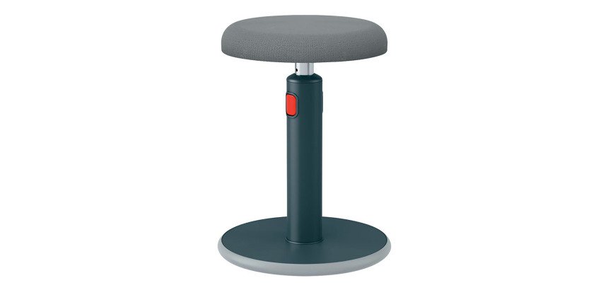Tabouret ergonomique assis-debout - Gris - Leitz Ergo