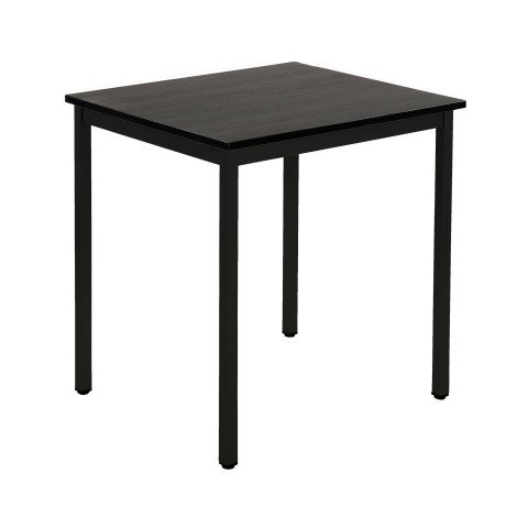 Mesa multiuso Eco 70 x 60 tablero negro patas negras
