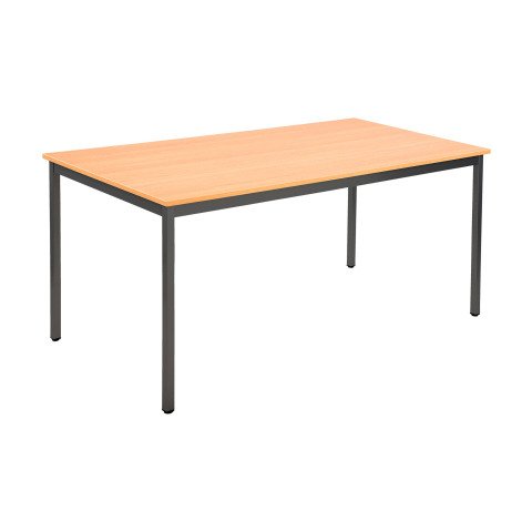 Mesa multiuso Eco roble claro An 160 x Fon 80 cm patas gris