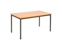 Table multi-usages chêne clair L 140 x P 70 cm - Éco