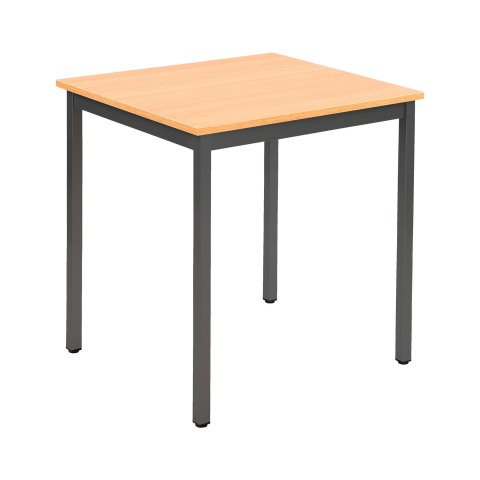 Mesa multiuso Eco roble claro An 70 x Fon 60 cm patas gris