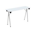 Table pliante de formation L 120 x P 40 blanc