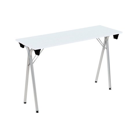 Table pliante de formation L 120 x P 40 blanc