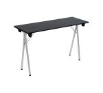 Table pliante de formation L 120 x P 40 bois Zonza noir