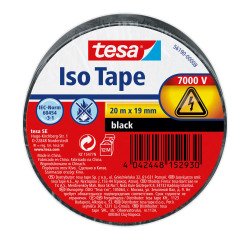 Cinta adhesiva aislante Tesa 20 m x 19 mm