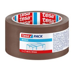 Cinta adhesiva 31 micras basic Havana Tesa 66 m x 50 mm