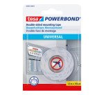 Cinta adhesiva tesa doble cara powerbond universal uso interior 1,5 m x 19 mm