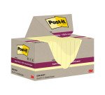 Post-it Super Sticky Giallo Canary in carta riciclata 47,6 x 47,6 mm 12 unità da 70 fogli