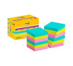 Post-it Super Sticky Notes 47.6 x 47.6 mm Assorted Square 12 Pads of 90 Sheets