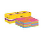 Post-it Super Sticky Notes 76 x 76 mm Assorted 90 Sheets Value Pack 21 + 3 Free