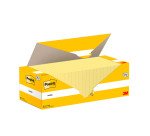 Confezione convenienza 18 blocchetti con adesivo standard 76x76 mm giallo Canary e 6 in omaggio