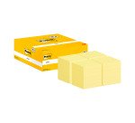 Confezione convenienza 18 blocchetti con adesivo standard 38x51 mm giallo Canary e 6 in omaggio