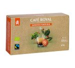Capsule de café Café Royal Professionnel Espresso Forte Bio - Boîte de 50 - Compatible Nespresso Professionnel