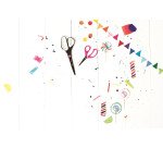 Scotch Scissors Non-Stick Black, White 200 mm