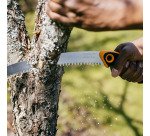Scie de jardin professionnelle à lame courbe 33 cm Fiskars SW330