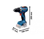 Perceuse-visseuse sans fil Bosch Professional GSR 18V-65 + 2 batteries + Chargeur