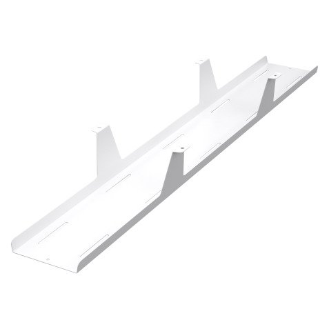 Goulotte passe-câbles horizontale extra ouverte universelle L 120 cm x P 15 x H 12 cm