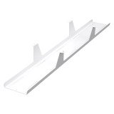Goulotte passe-câbles horizontale extra ouverte universelle L 120 cm x P 15 x H 12 cm